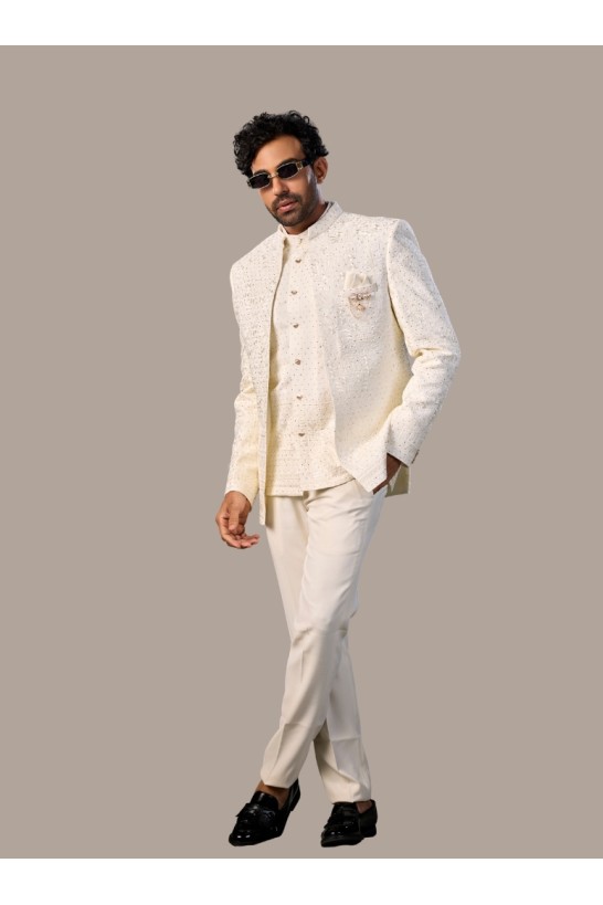 PEARL WHITE JODHPURI